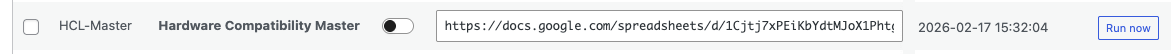 Run Now button in TablePress Import